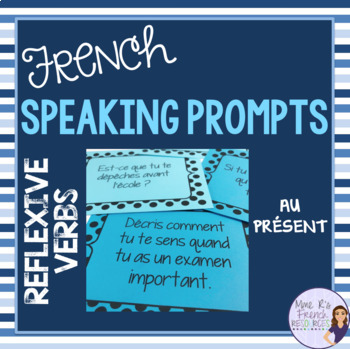 Preview of French speaking activity: present French reflexive verbs COMMUNICATION ORALE