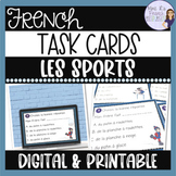 French sports vocabulary game with faire & jouer: task car