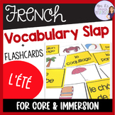 French summer vocabulary flashcards and vocabulary slap ga