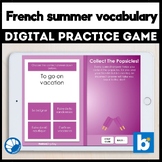 French summer vocabulary practice game - Boom™ Cards