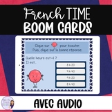 French time listening activity BOOM CARDS ACTIVITÉ D'ÉCOUT