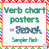 French verb chart posters sampler IRREGULAR VERBS