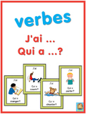 French verbs  J'ai ... Qui a ...? game