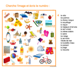 French vocabulary / Cherche et trouve / Choisis le bon mot