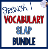 French vocabulary slap games for beginners BUNDLE OF FRENCH GAMES