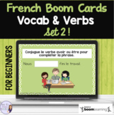French vocabulary & verbs digital resource BOOM CARDS: VER