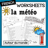 French weather/la météo - around the world - activities