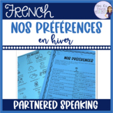 French winter speaking activity for beginners ACTIVITÉ ORA
