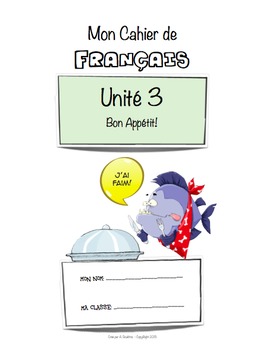 Preview of French Workbook for Beginners - Unit 3 of 5