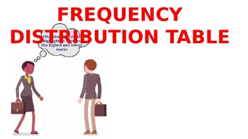 Preview of Frequency Distribution Table Powerpoint 