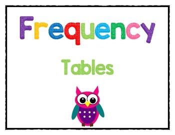 Preview of Frequency Tables/Relative frequency
