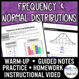 Frequency and Normal Distribution Lesson | Video | Guided 