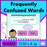 Frequently Confused Words Activity Bundle Homophones Advan
