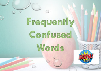 Preview of Frequently Confused Words Boom Cards