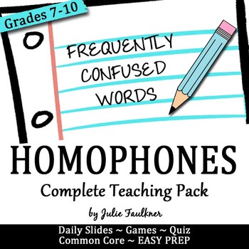Preview of Frequently Confused Words/Homophones Complete Teaching Pack