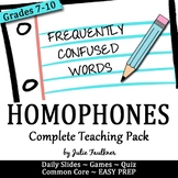 Frequently Confused Words/Homophones Complete Teaching Pack