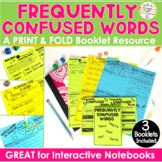 Frequently Confused Words Interactive Notebook Booklets | 