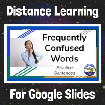 Preview of Frequently Confused Words Practice Sentences on Google Slides