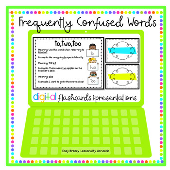 Preview of Frequently Confused Words Presentation / Digital Activities