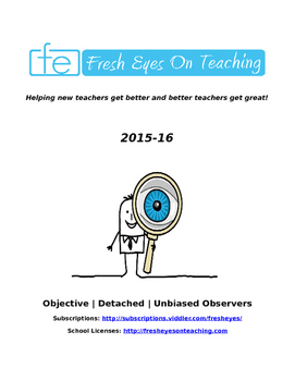 Preview of Fresh Eyes on Teaching User Guide