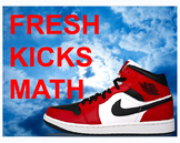 Fresh Kicks Math: Sneaker Price Math, Sales Tax, 2 Levels.