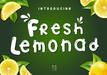 Preview of Fresh Lemonade Font