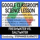 Fresh Water vs Salt Water Google Classroom Lesson