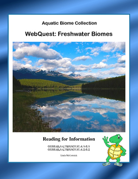 Preview of Freshwater Biomes WebQuest-Aquatic Biomes- Ecology