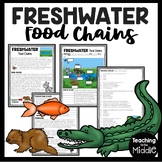 Freshwater Food Chains Informational Text Reading Comprehe