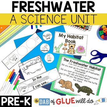 Preview of Freshwater Habitat Science Lessons and Activities for Pre-K