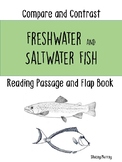 Freshwater and Saltwater Fish Flap Book Activity