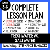 Freshwater vs. Saltwater Lesson | Printable & Digital