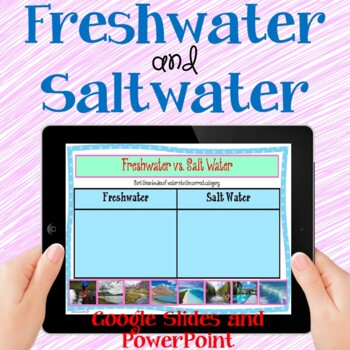 Preview of Freshwater and Saltwater Sort Digital
