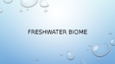 Freshwaters of the Marine Biome PPT Presentation
