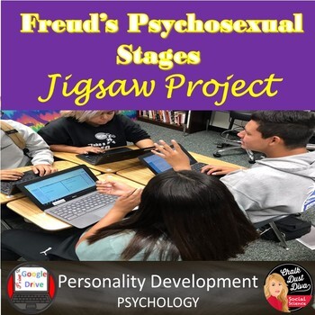 Preview of Freud’s Psychosexual Stages JIGSAW Project |Personality | Psychology | Digital