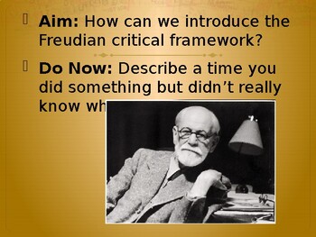 Preview of Freudian Literary Criticism - Three Lessons