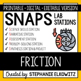 Friction Lab Stations Activity | Printable, Digital & Editable
