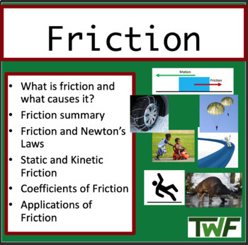Preview of Friction Lesson - Google Slides and PowerPoint Lesson Package