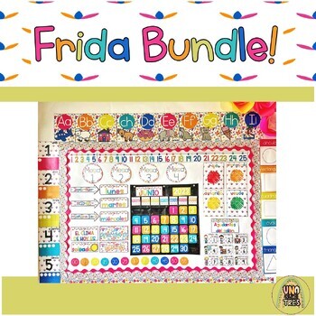 Preview of Spanish Frida Collection BUNDLE! | Classroom Decor