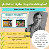Frida Kahlo: Actividad Bilingüe Biografía/ Bilingual Biogr