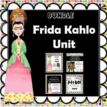 Preview of Frida Kahlo Activities - Frida Kahlo Art and Biography Units - Bundle