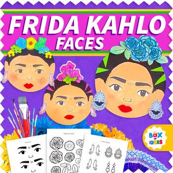Preview of Frida Kahlo Craft - Easy Cinco de Mayo / Womens History Month Art Project