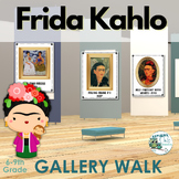 Frida Kahlo Art Paintings Gallery Walk Activity with Creat