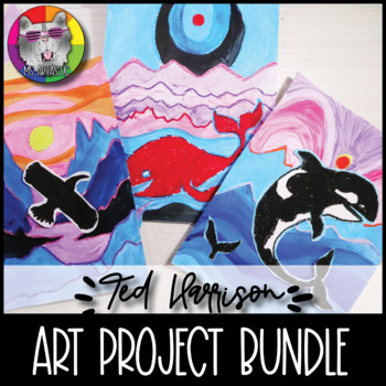 Preview of Ted Harrison Art Project Activity Bundle