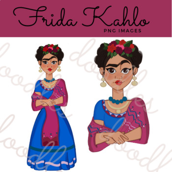 Preview of Frida Kahlo Clip Art Set