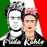 Frida Kahlo Clip art / Illustration / Hispanic Heritage Month