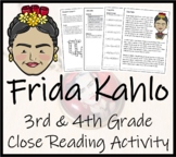 Frida Kahlo Close Reading Comprehension Activity | 3rd Gra