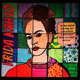Frida Kahlo - Collaborative Art Poster