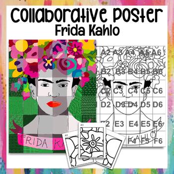 Preview of Frida Kahlo Collaborative Poster