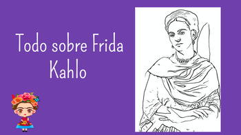 Preview of Frida Kahlo Digital Biography en Español (Hispanic Heritage/Women's History)